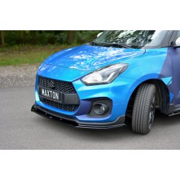 Накладка сплиттер на передний бампер на Suzuki Swift IV Sport